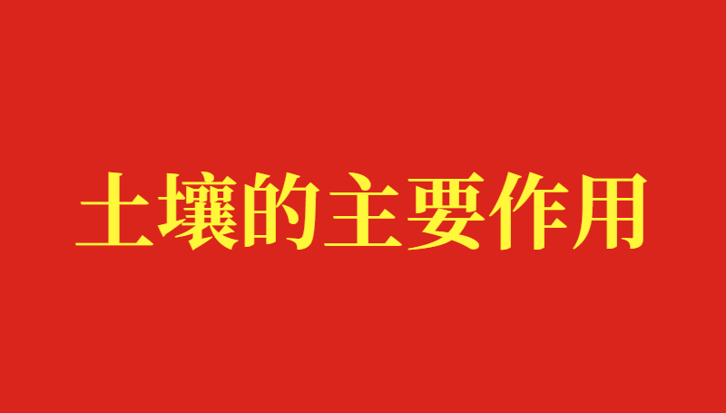 土壤作用