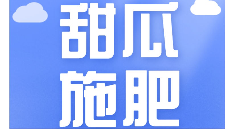 甜瓜用什么肥料更甜